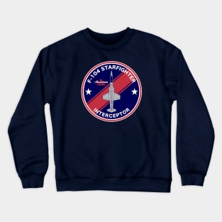 F-104 Starfighter Patch Crewneck Sweatshirt